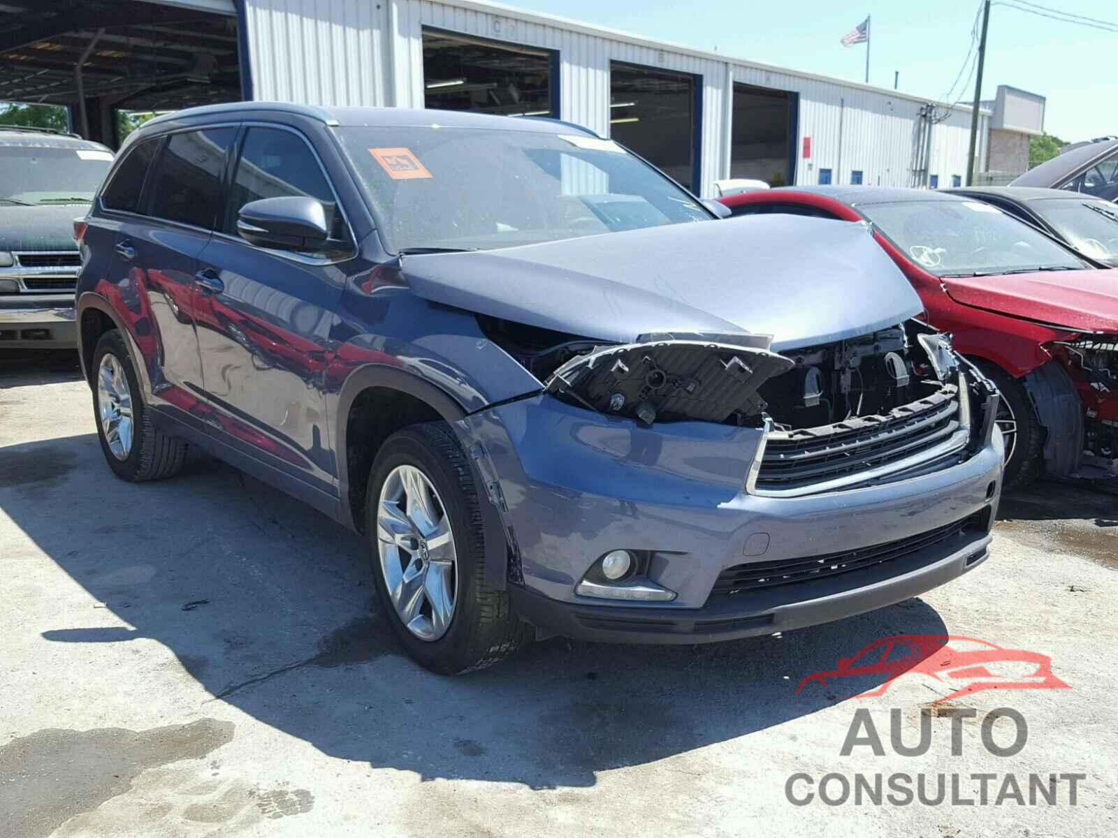 TOYOTA HIGHLANDER 2016 - 5TDYKRFH1GS133145