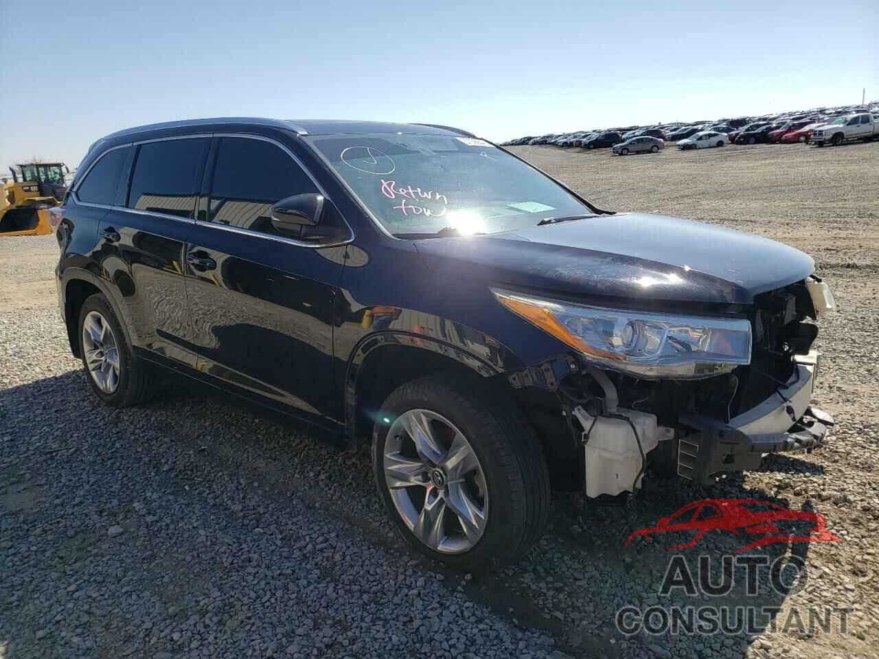 TOYOTA HIGHLANDER 2016 - 5TDDKRFH6GS326888