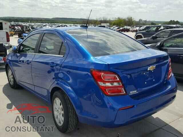 CHEVROLET SONIC 2017 - 1G1JD5SH1H4164752