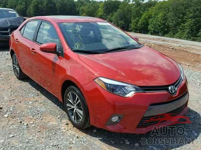 TOYOTA COROLLA 2016 - 2T1BURHE1GC742635