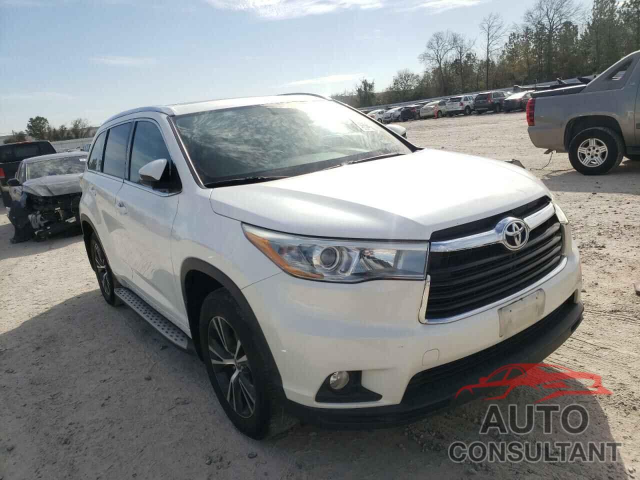 TOYOTA HIGHLANDER 2016 - 5TDKKRFH8GS153236