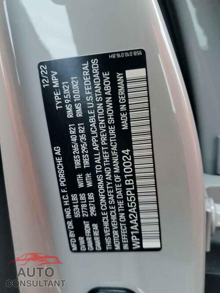 PORSCHE MACAN BASE 2023 - WP1AA2A55PLB10024