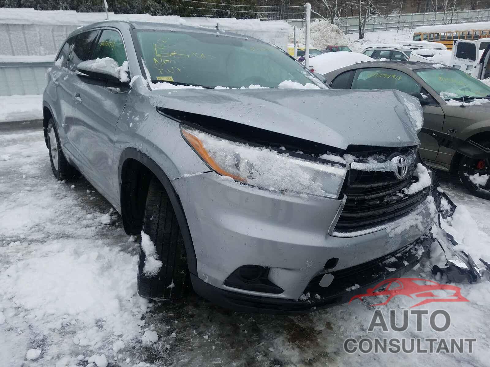 TOYOTA HIGHLANDER 2016 - 5TDBKRFH5GS318711