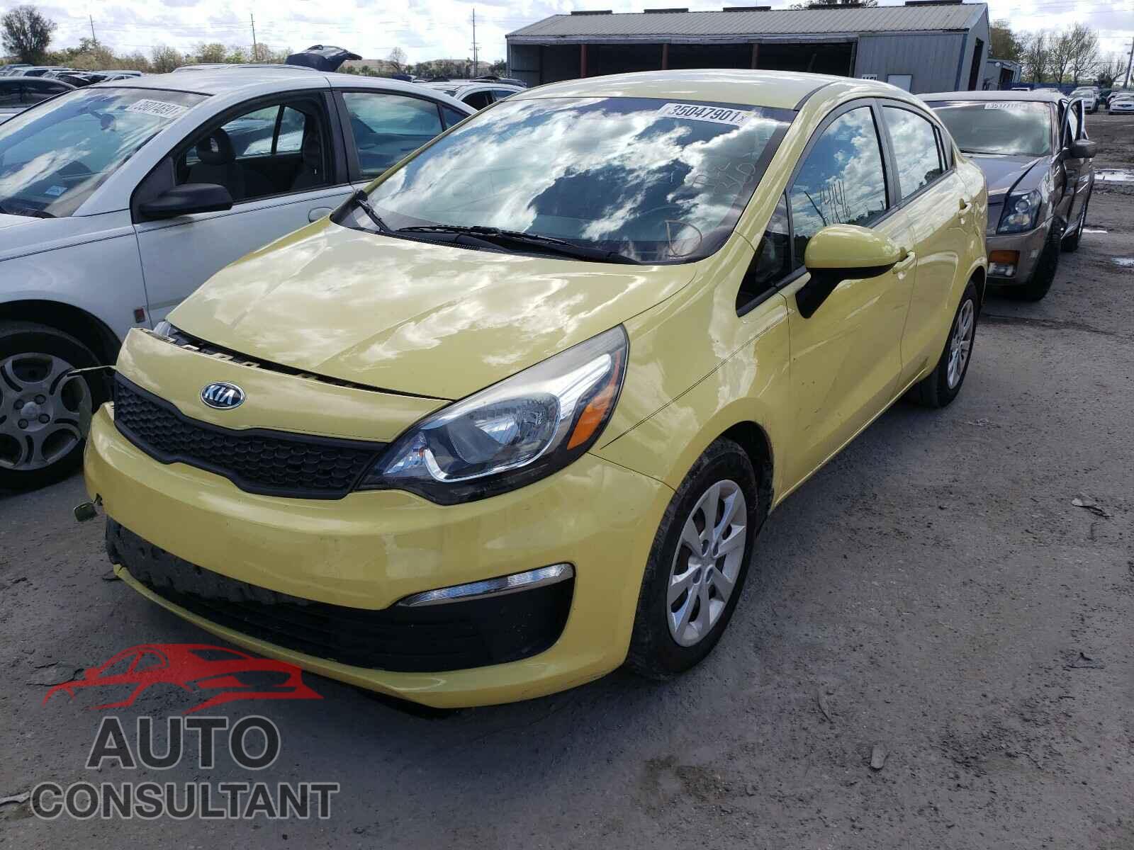 KIA RIO 2016 - KNADM4A36G6554802