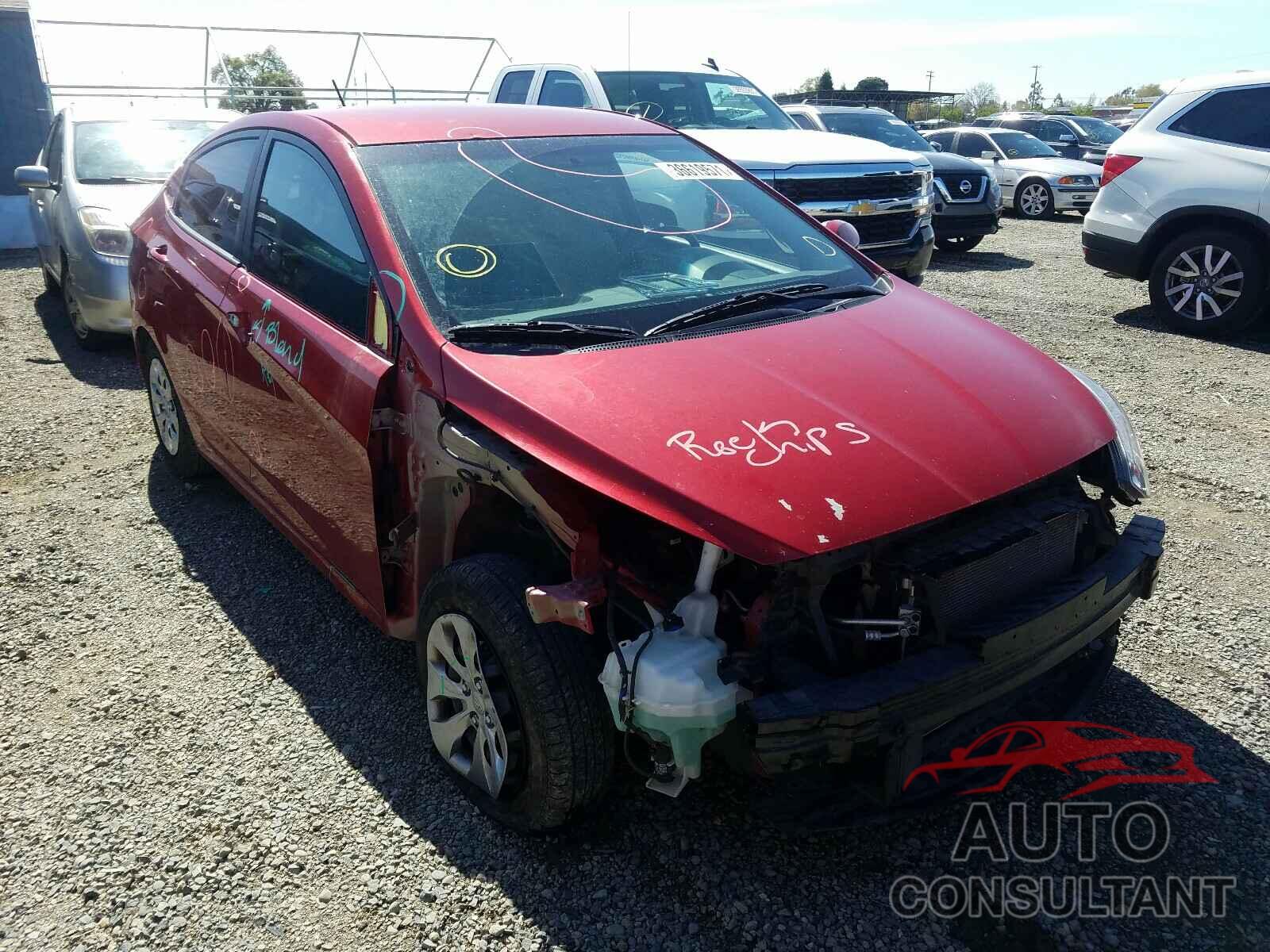 HYUNDAI ACCENT 2017 - KMHCT4AE8HU379156