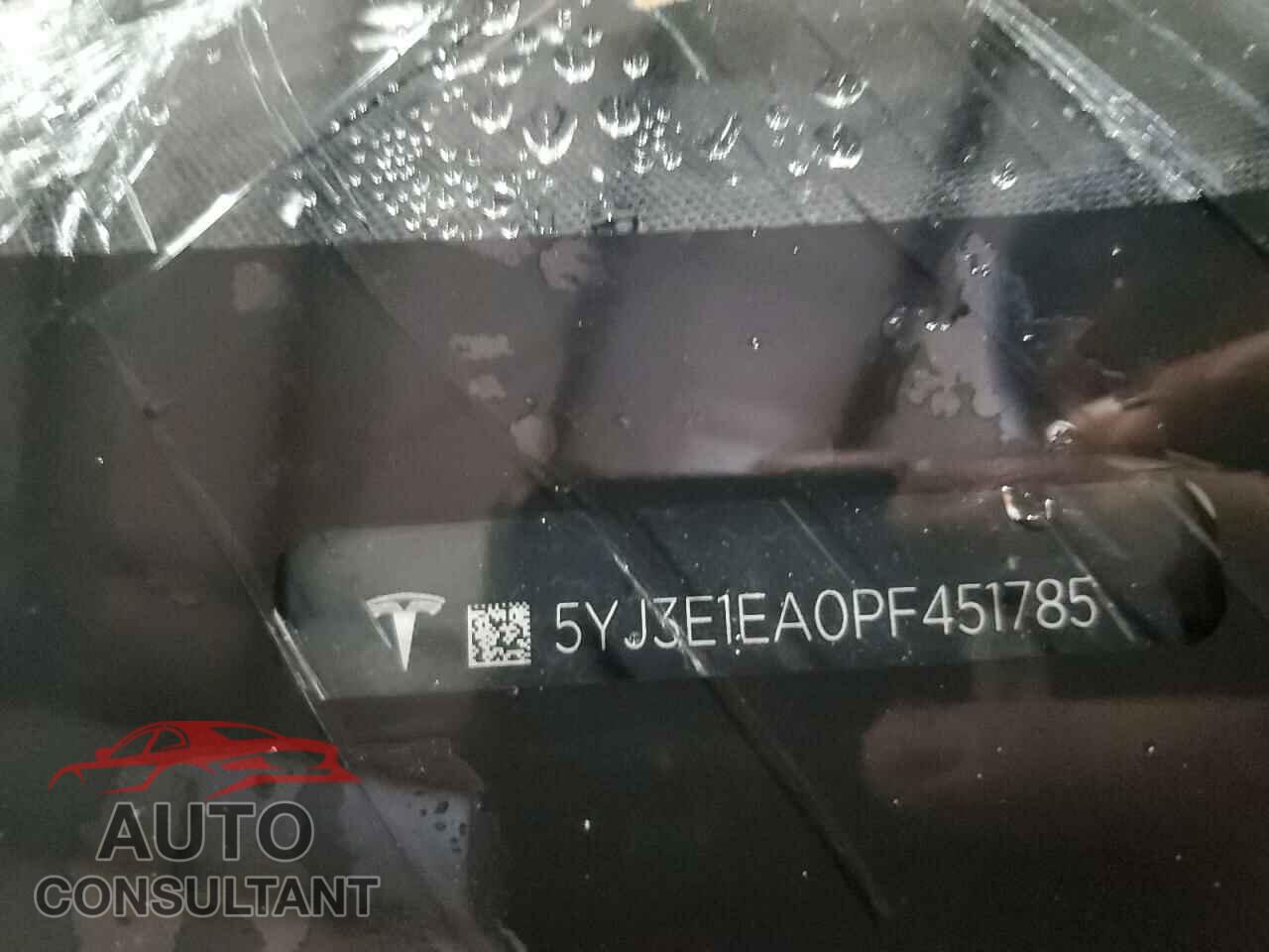 TESLA MODEL 3 2023 - 5YJ3E1EA0PF451785