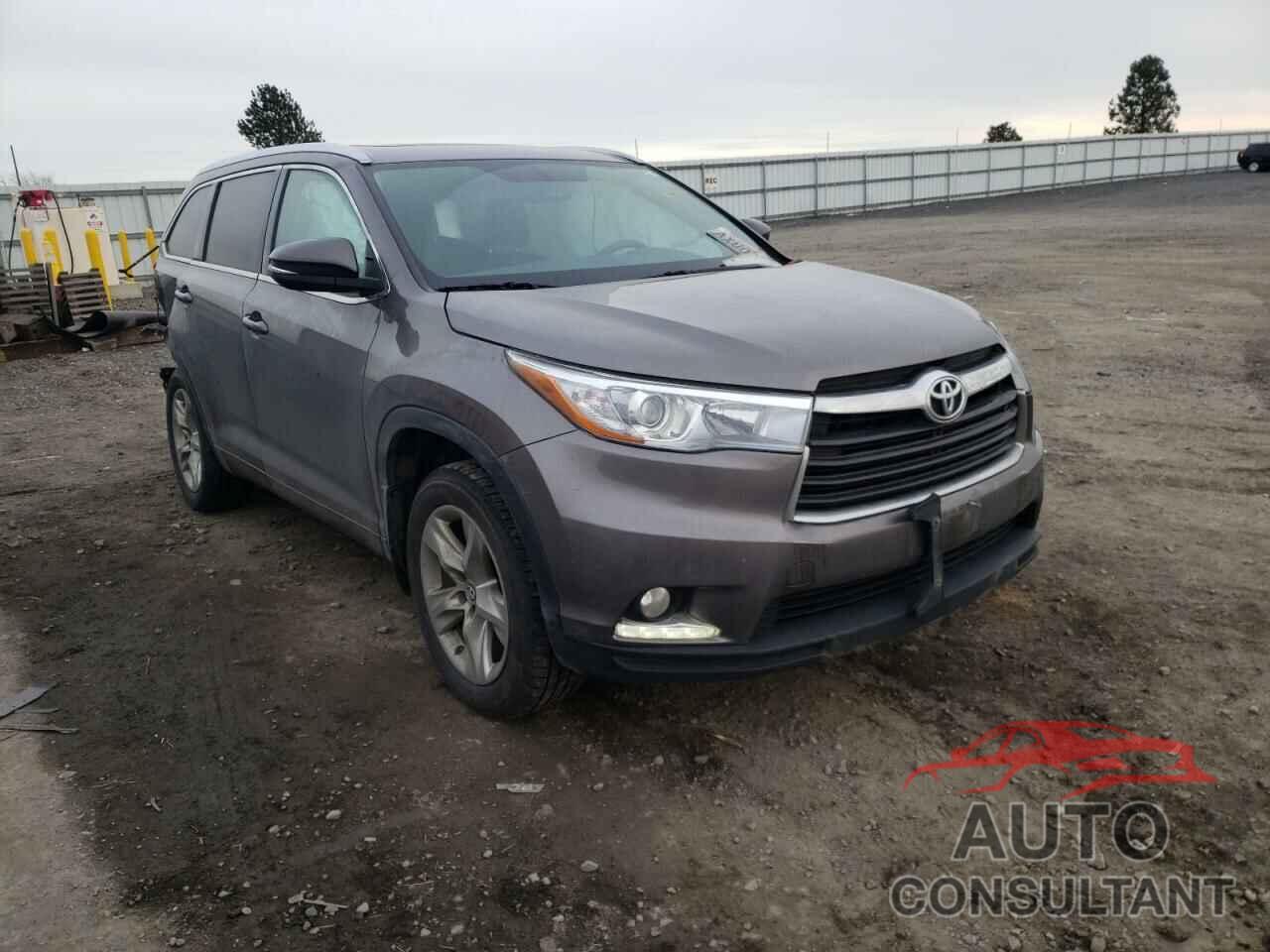 TOYOTA HIGHLANDER 2016 - 5TDDKRFH8GS230471