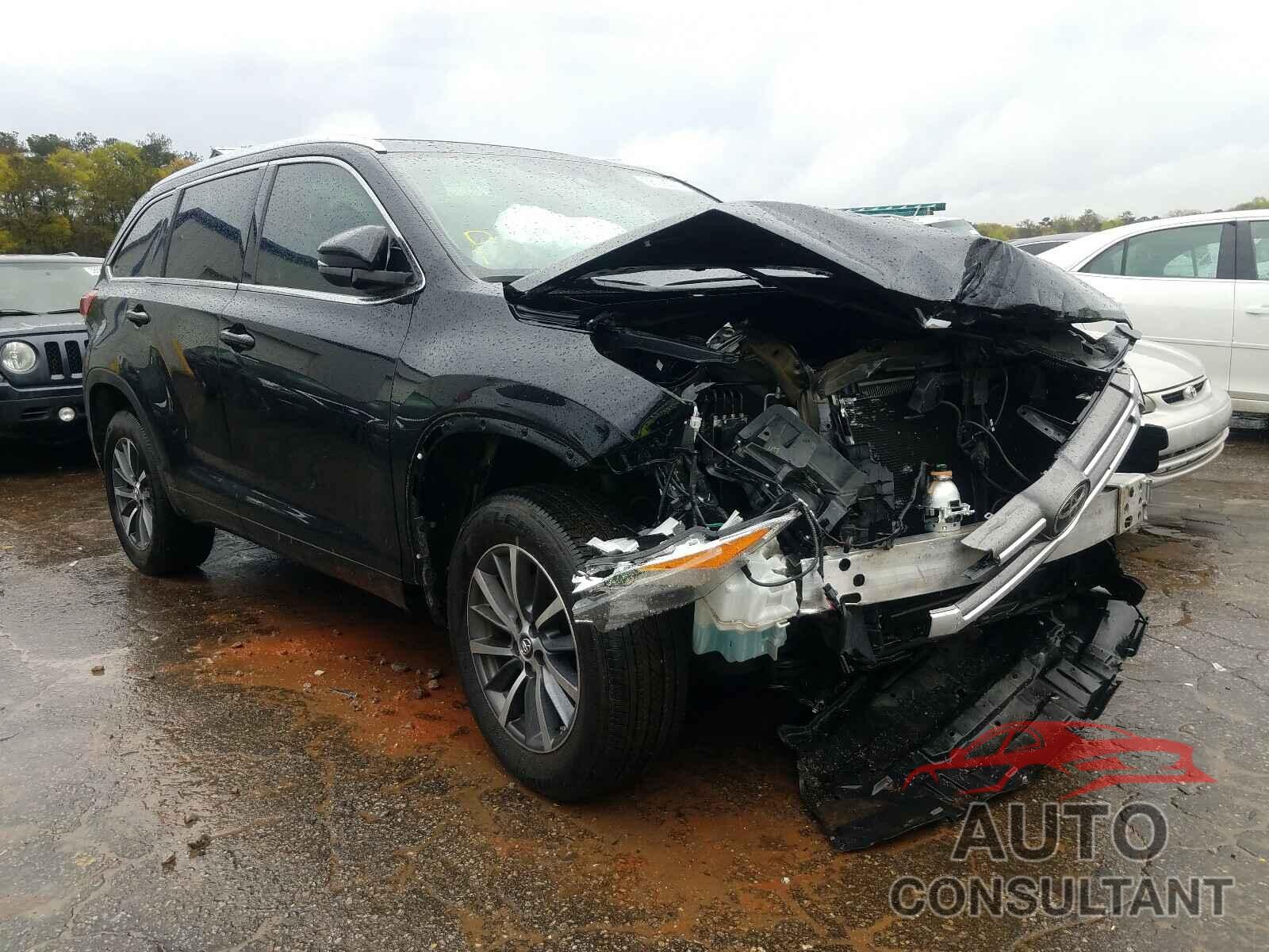 TOYOTA HIGHLANDER 2017 - 5TDKZRFH4HS206494