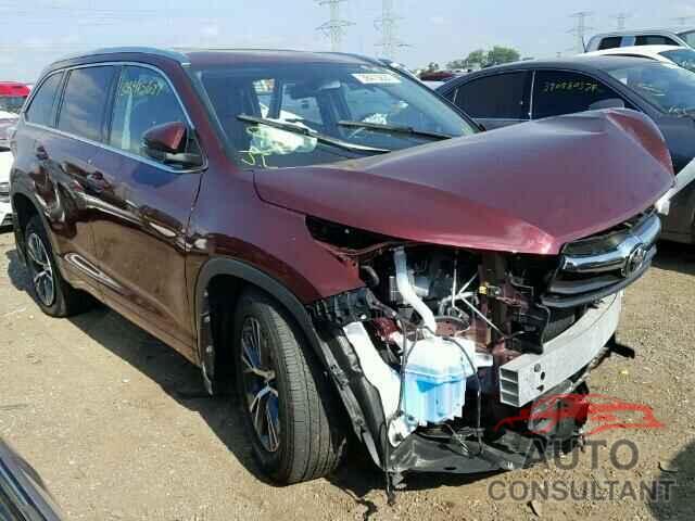 TOYOTA HIGHLANDER 2016 - 5TDJKRFH1GS259569