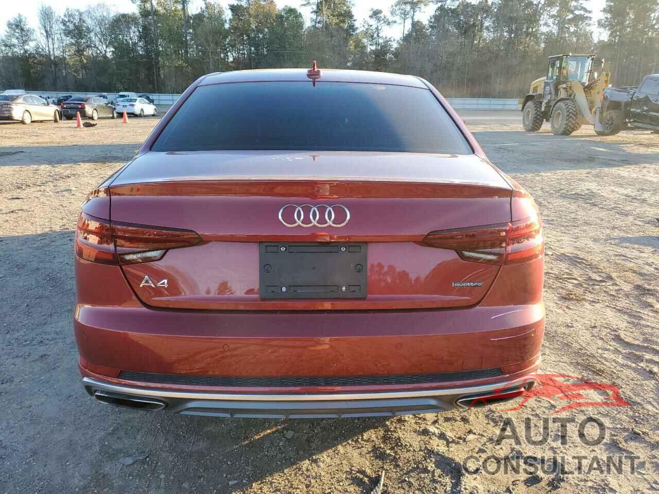 AUDI A4 2019 - WAUENAF4XKA003778