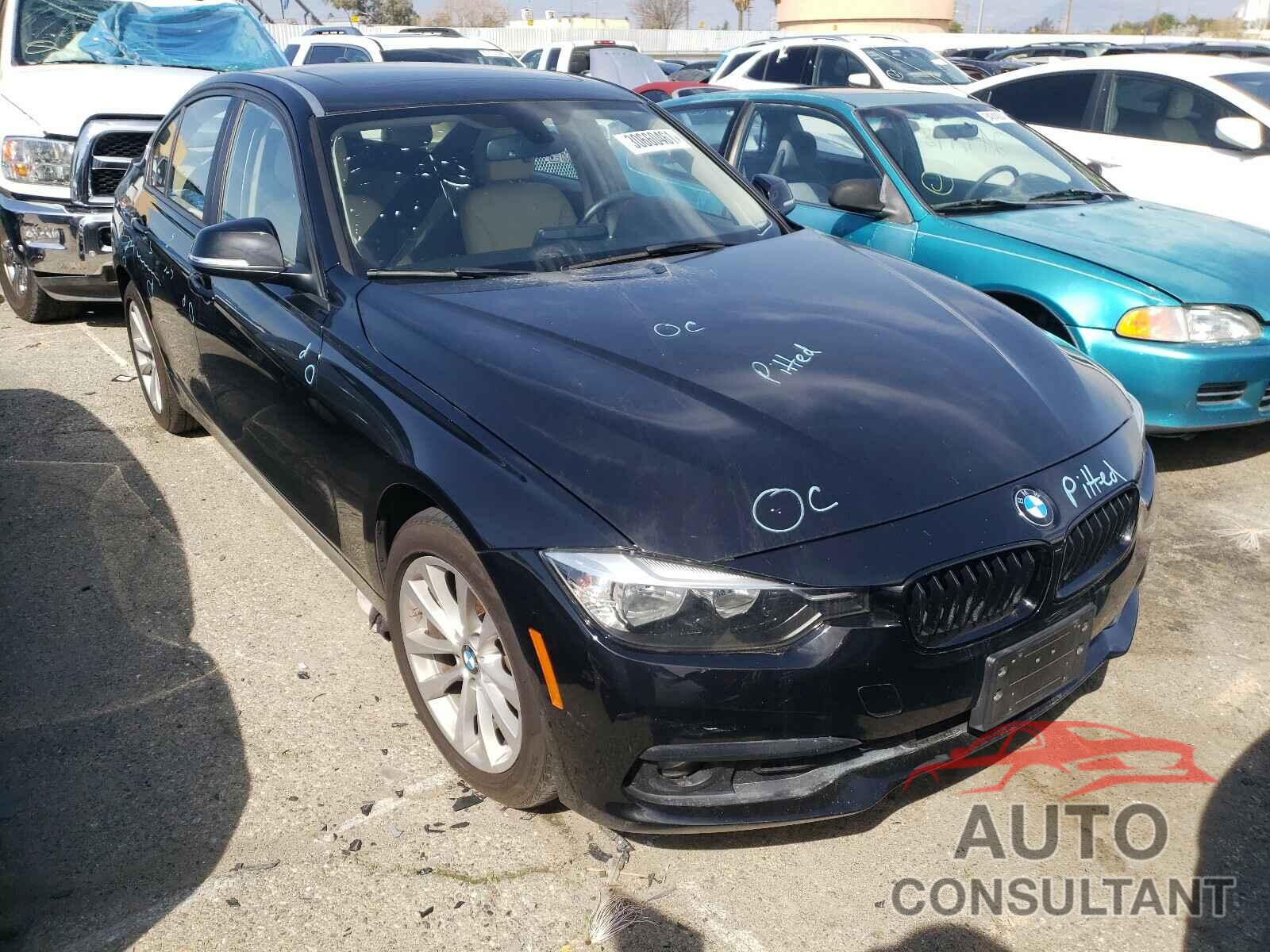 BMW 3 SERIES 2016 - WBA8A3C58GK690150