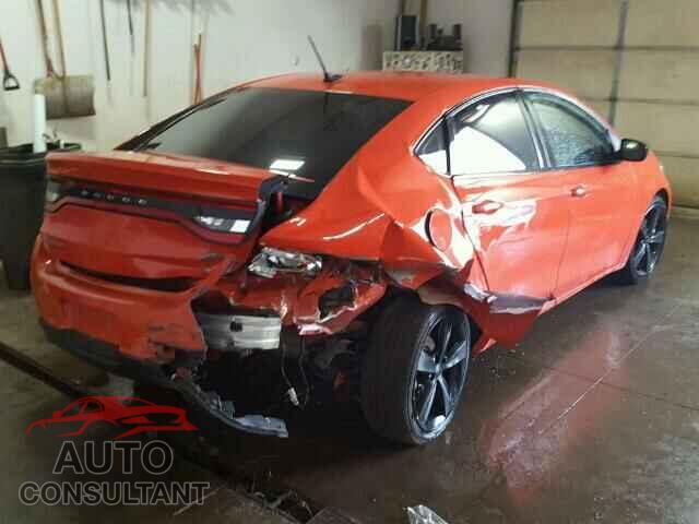 DODGE DART 2015 - 1C3CDFBB9FD352504