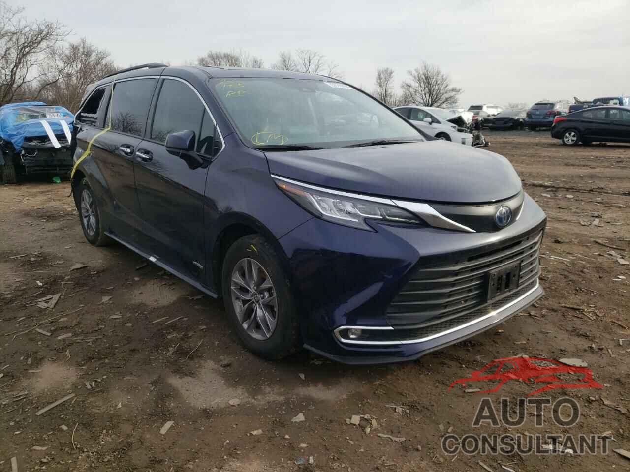 TOYOTA SIENNA 2021 - 5TDJSKFC3MS020225