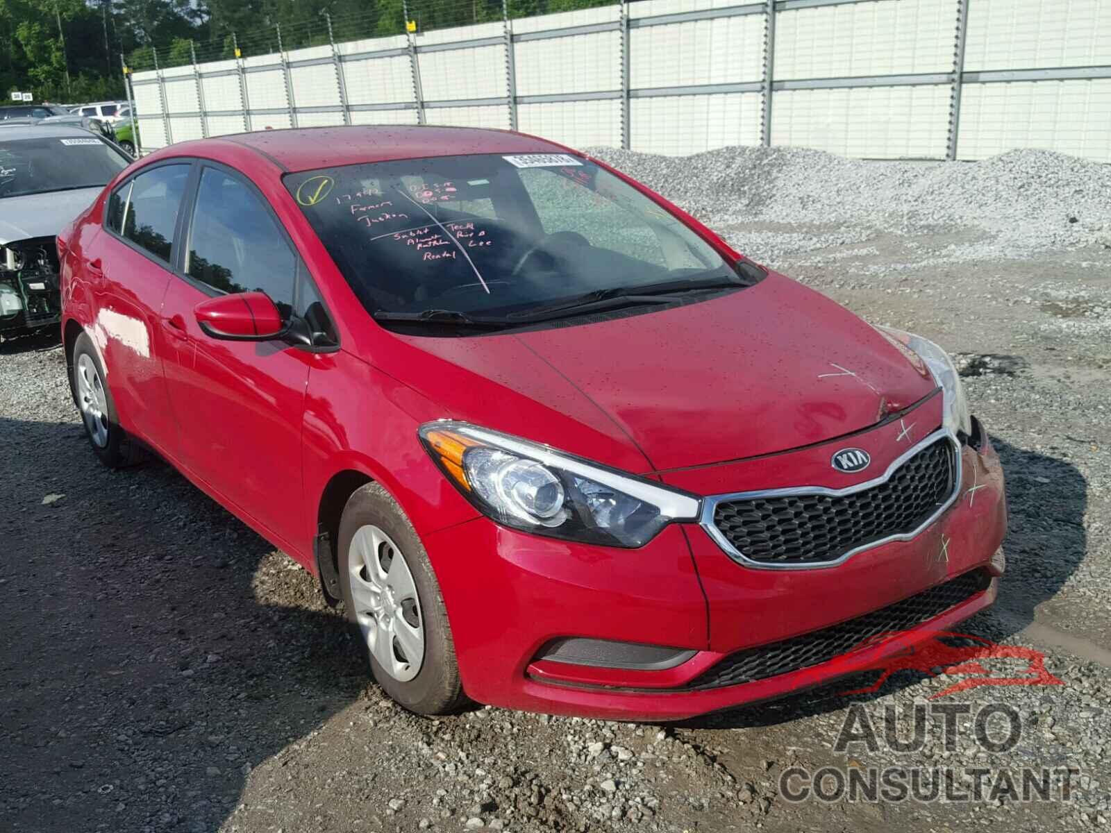 KIA FORTE 2016 - KNAFK4A6XG5609234