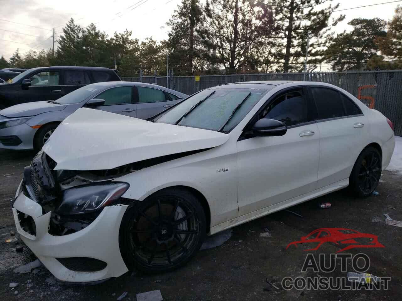 MERCEDES-BENZ C-CLASS 2017 - 55SWF6EB1HU186665