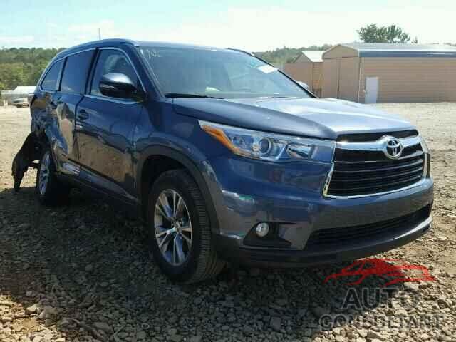 TOYOTA HIGHLANDER 2015 - 5TDKKRFH9FS059915