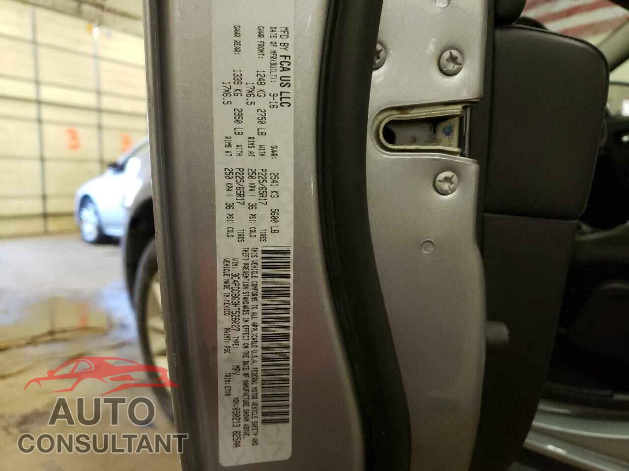 DODGE JOURNEY 2017 - 3C4PDDBG3HT526027