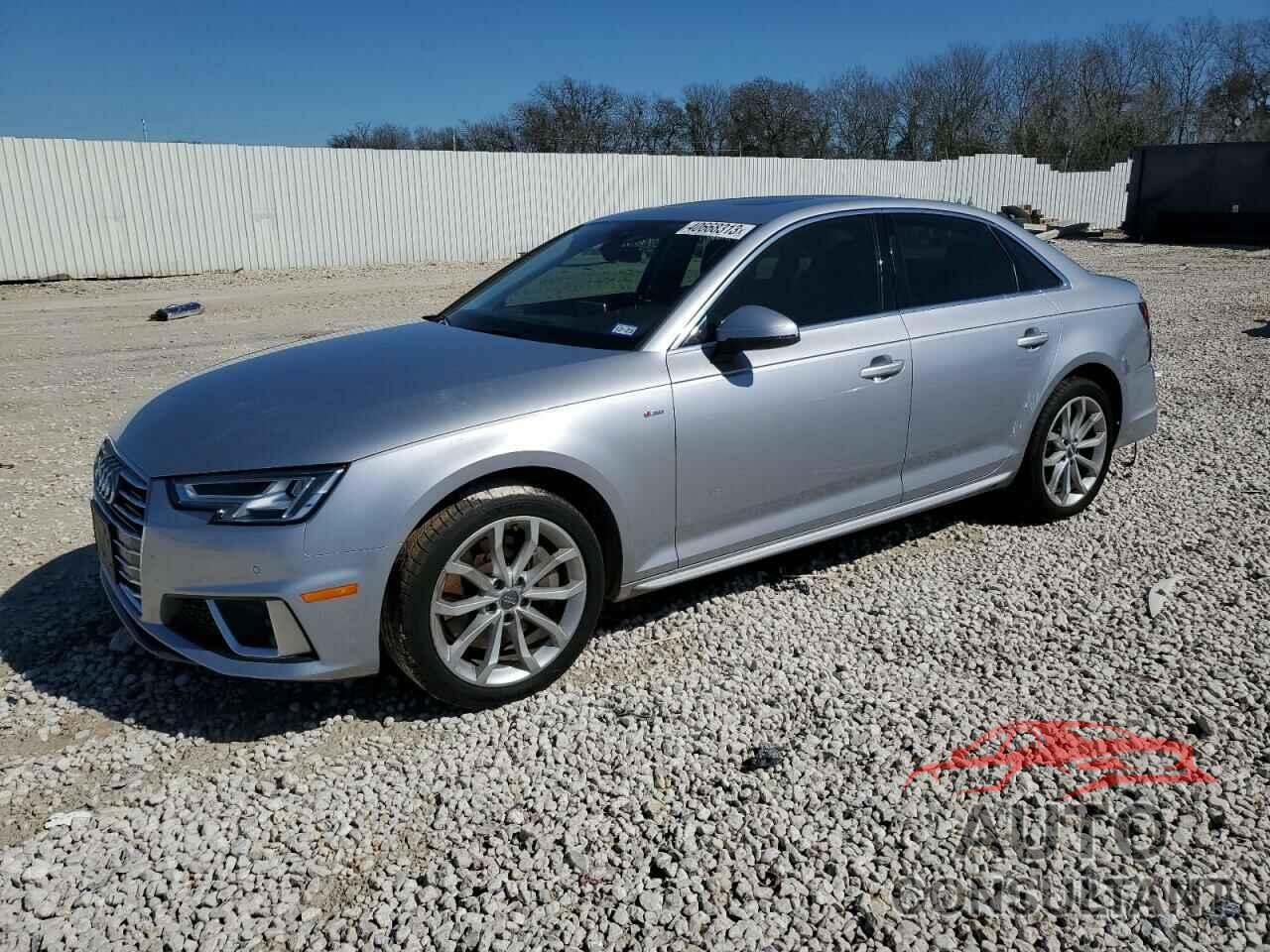 AUDI A4 2019 - WAUENAF48KN001231