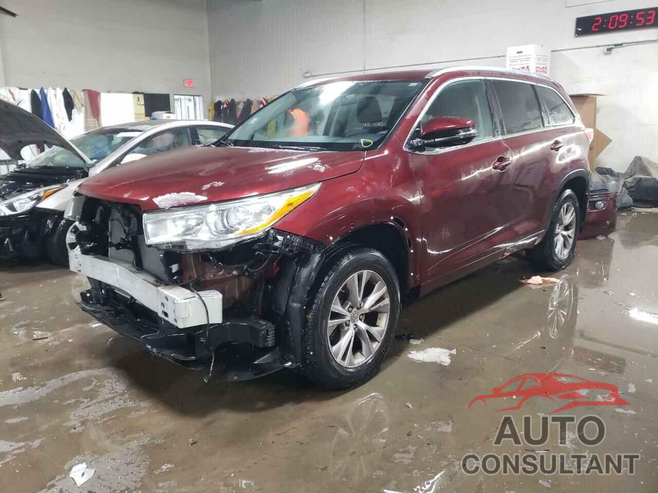 TOYOTA HIGHLANDER 2014 - 5TDJKRFH0ES067850