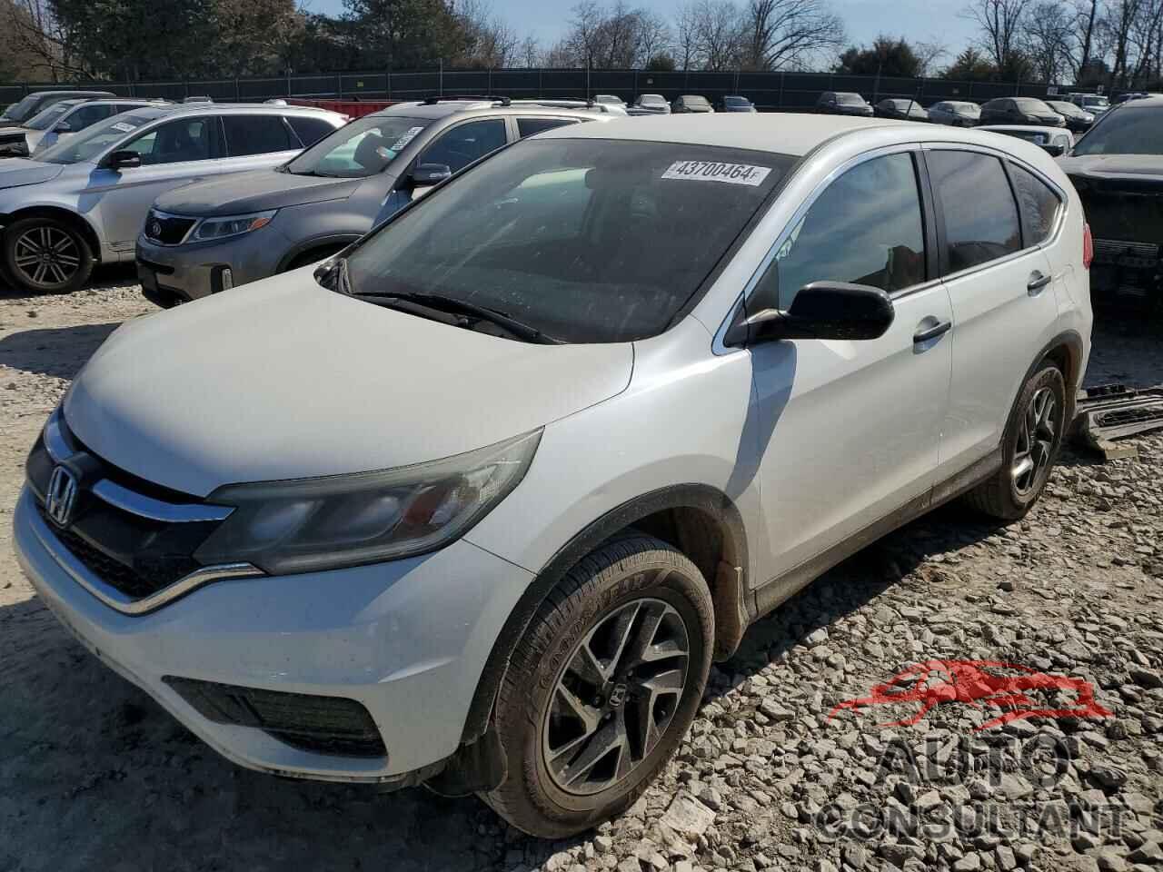 HONDA CRV 2016 - 5J6RM4H48GL025743