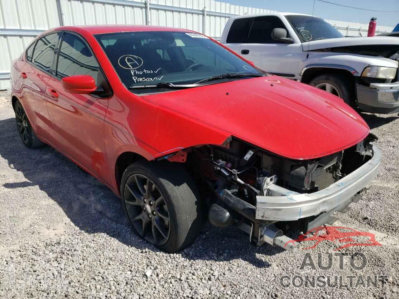 DODGE DART 2016 - 1C3CDFAA7GD755729