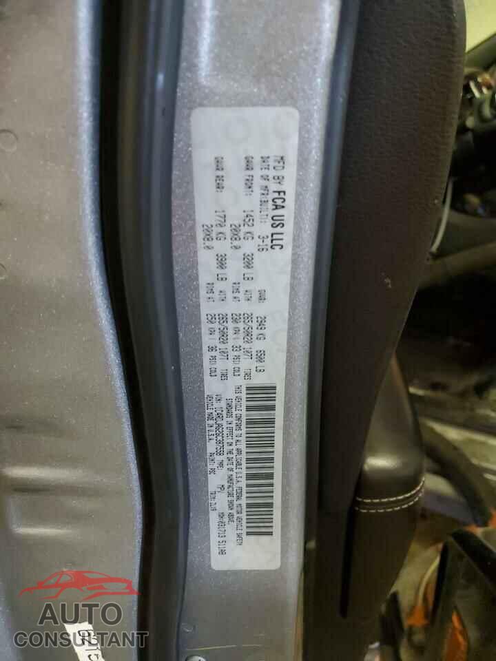 DODGE DURANGO 2016 - 1C4RDJAG2GC387558