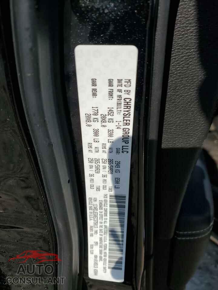 DODGE DURANGO 2014 - 1C4RDJEG0EC375013