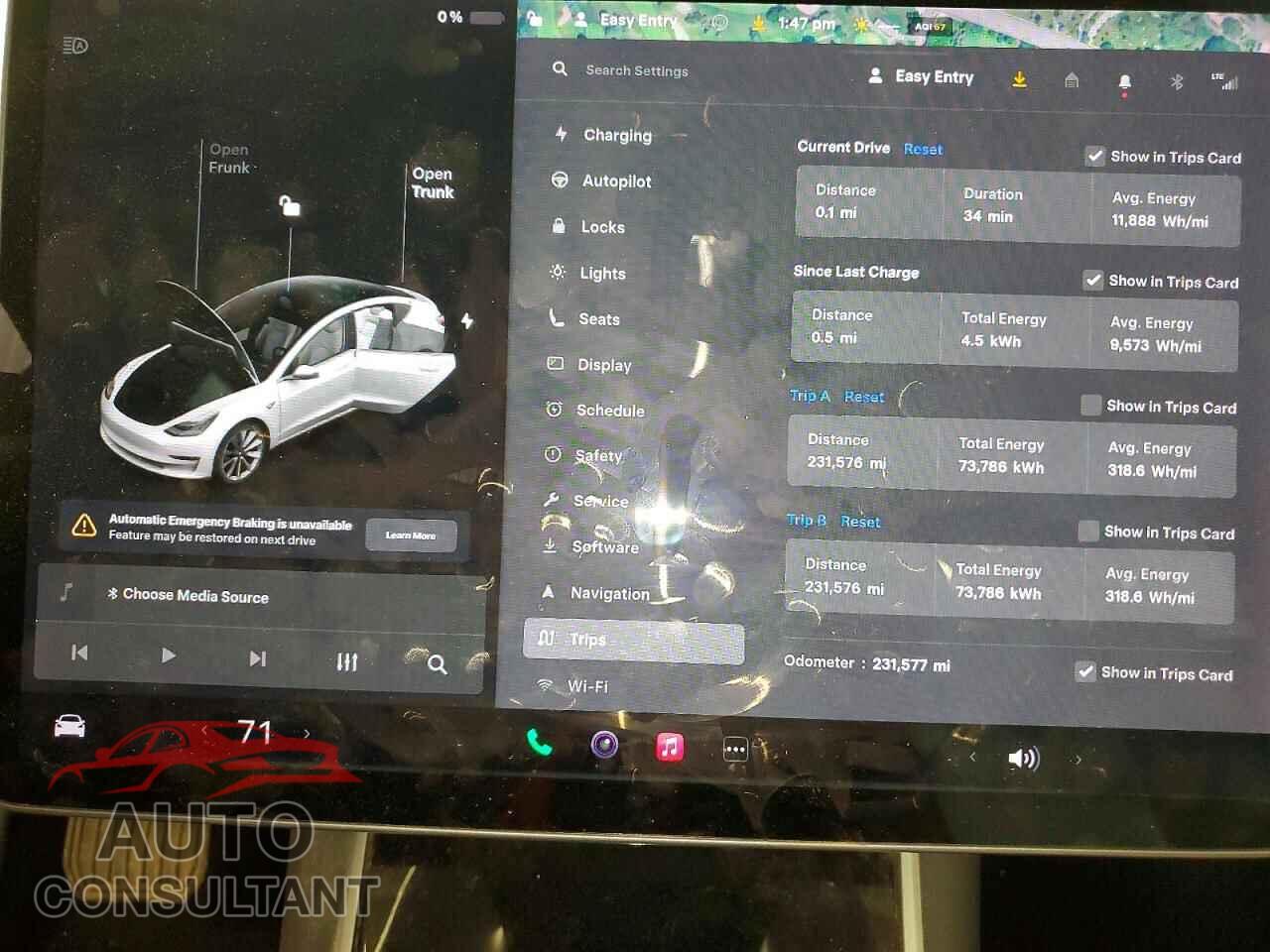 TESLA MODEL 3 2019 - 5YJ3E1EB3KF494907