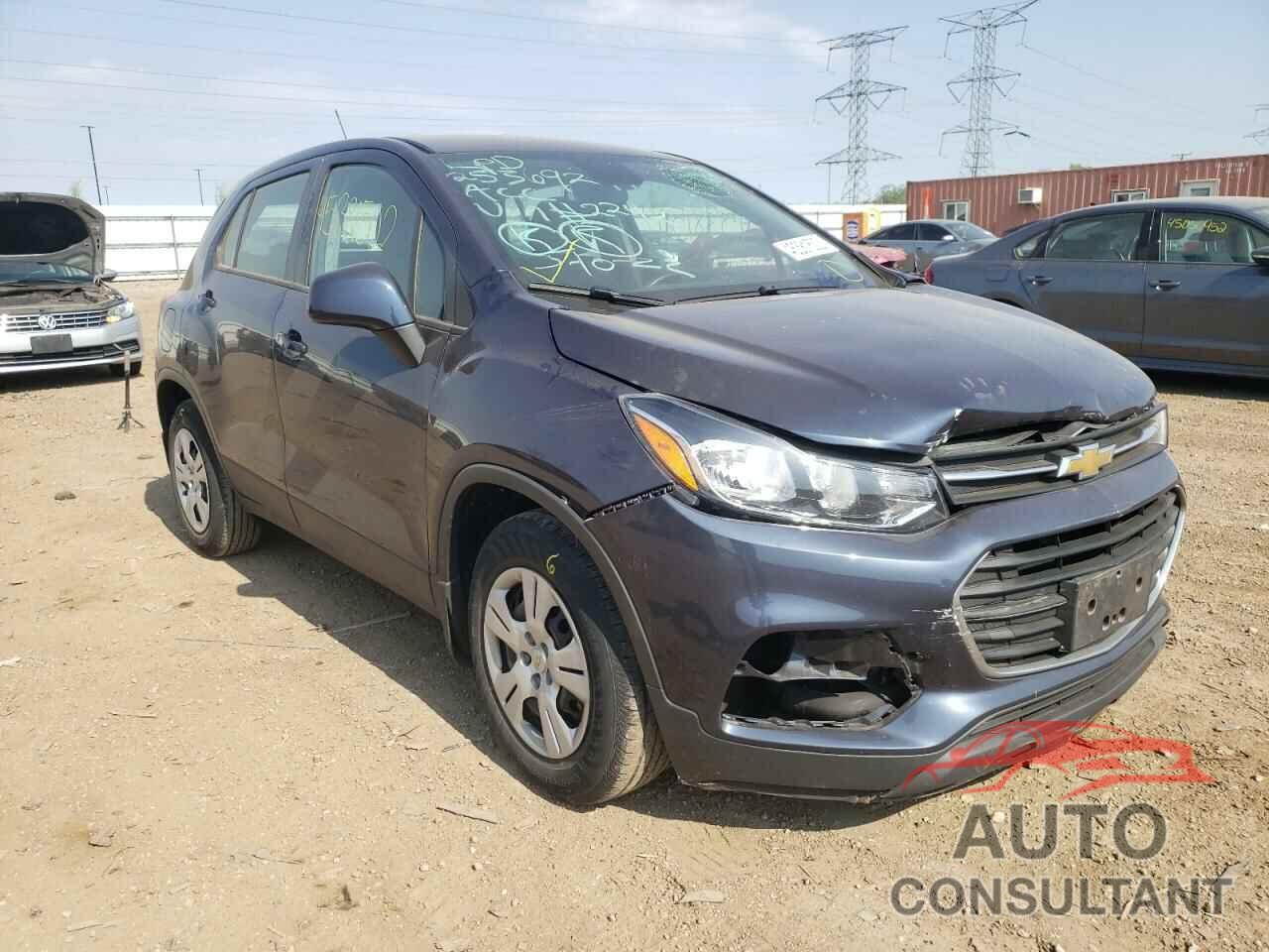 CHEVROLET TRAX 2018 - 3GNCJKSB5JL332242