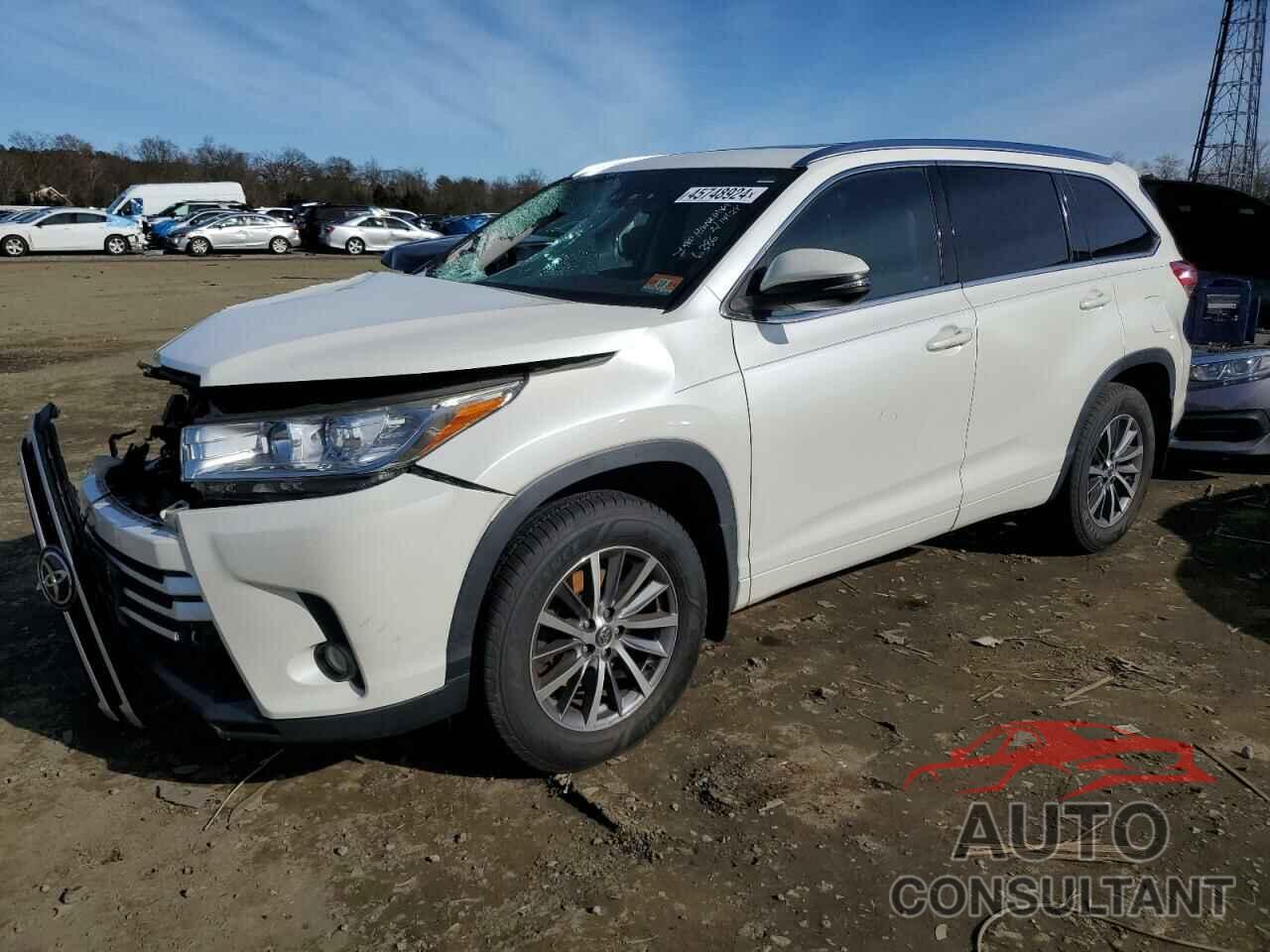 TOYOTA HIGHLANDER 2017 - 5TDJZRFH8HS476386