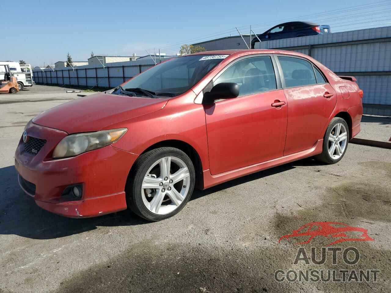 TOYOTA COROLLA 2009 - 1NXBE40E29Z017719