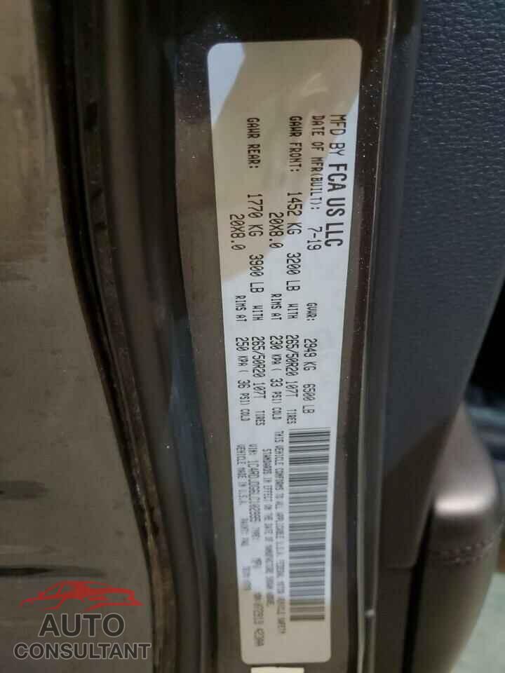 DODGE DURANGO 2020 - 1C4RDJDG6LC102995