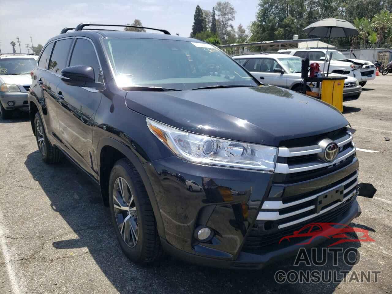 TOYOTA HIGHLANDER 2017 - 5TDZZRFH3HS212494