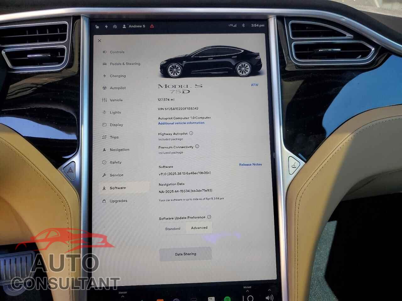 TESLA MODEL S 2016 - 5YJSA1E22GF158342