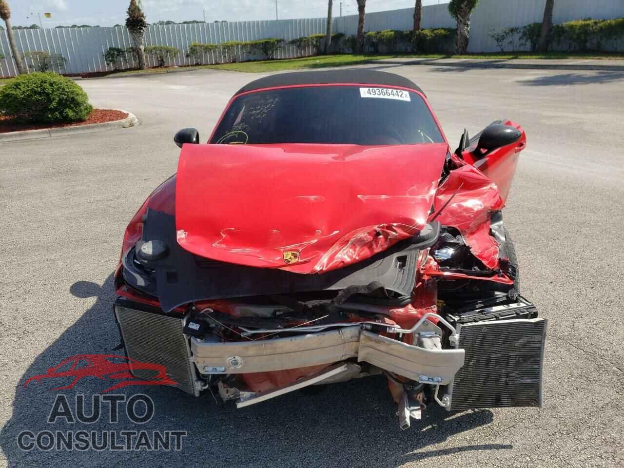 PORSCHE BOXSTER 2017 - WP0CB2A87HS240976