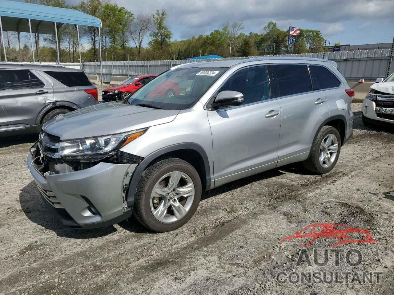 TOYOTA HIGHLANDER 2018 - 5TDYZRFH1JS285669