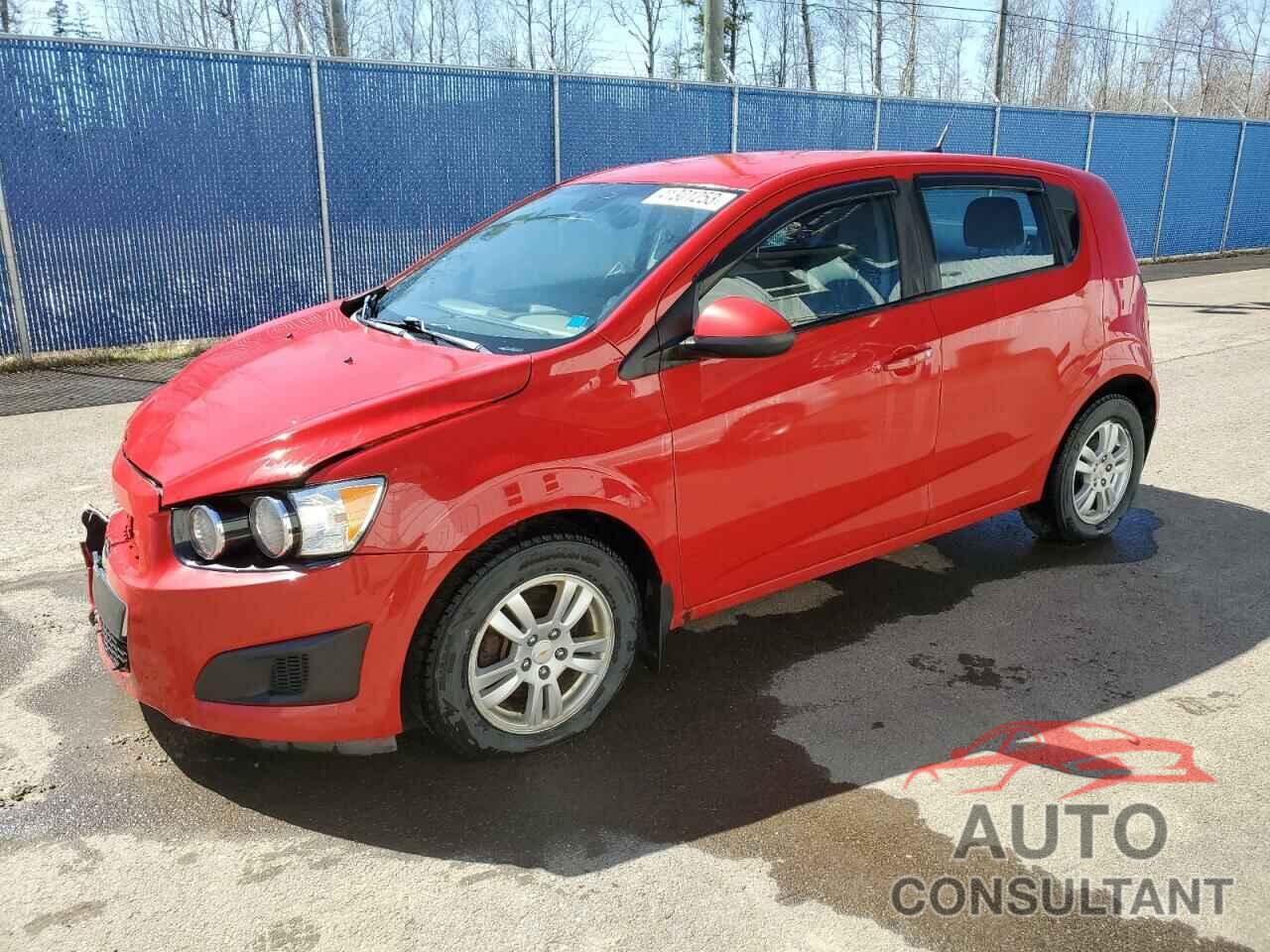 CHEVROLET SONIC 2012 - 1G1JB6EH9C4105190