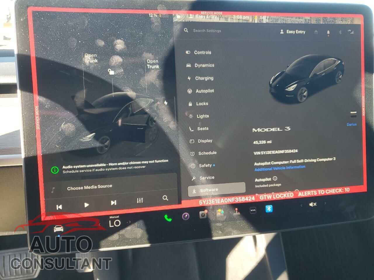 TESLA MODEL 3 2022 - 5YJ3E1EA0NF358424