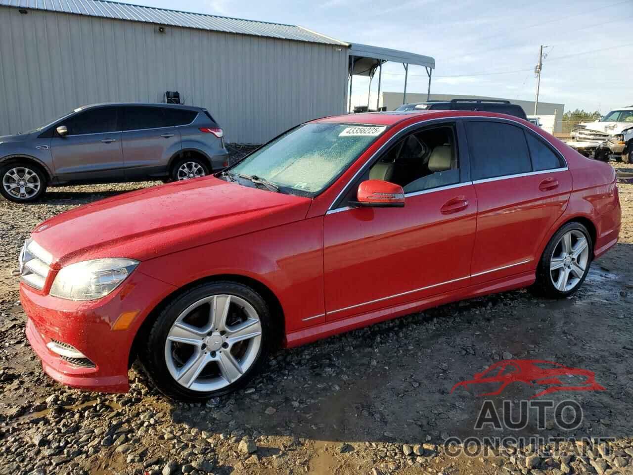 MERCEDES-BENZ C-CLASS 2011 - WDDGF5EB7BA423536