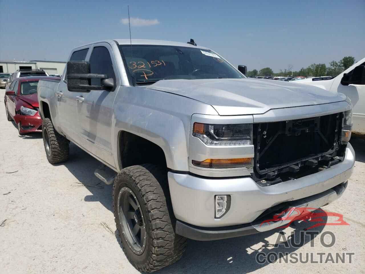 CHEVROLET SILVERADO 2017 - 3GCUKREC9HG321531