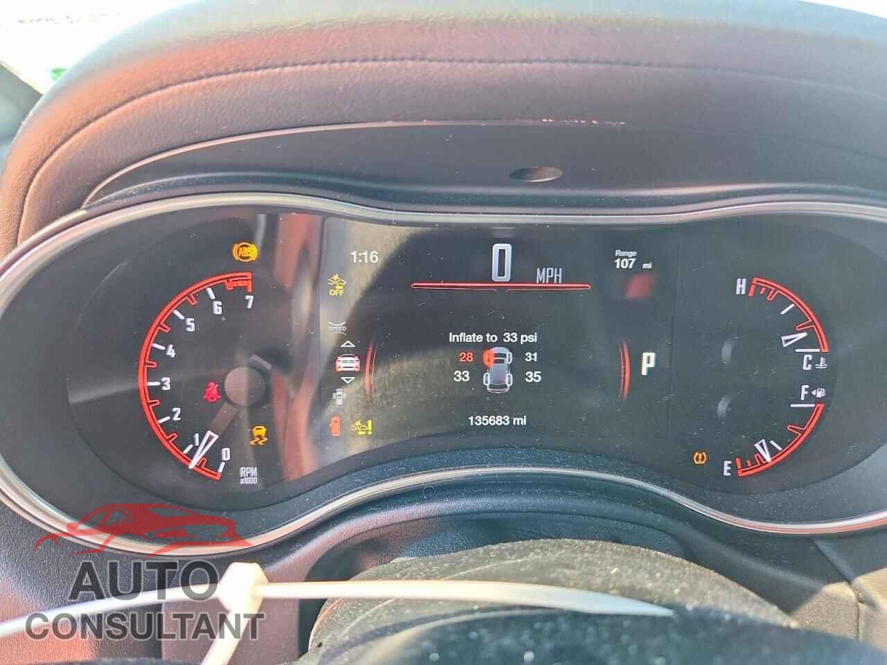 DODGE DURANGO 2017 - 1C4RDJEG8HC945277