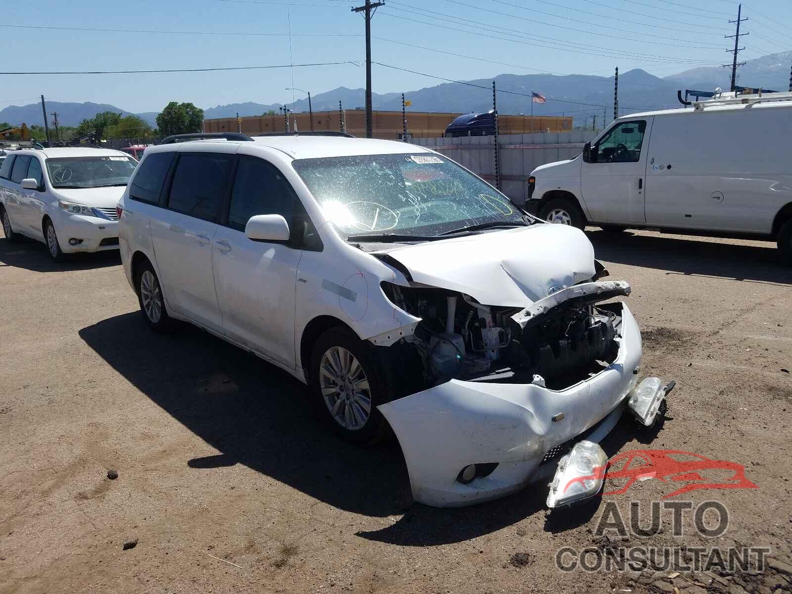 TOYOTA SIENNA 2017 - 5TDJZ3DC5HS163753