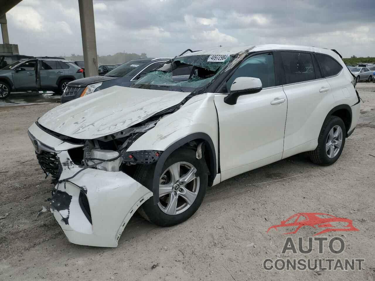 TOYOTA HIGHLANDER 2021 - 5TDCZRAH8MS520560