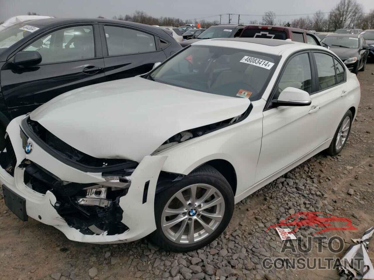 BMW 3 SERIES 2017 - WBA8E1G5XHNU14748