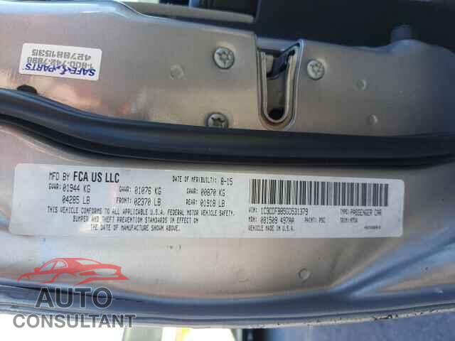 DODGE DART 2016 - 1C3CDFBB5GD531379