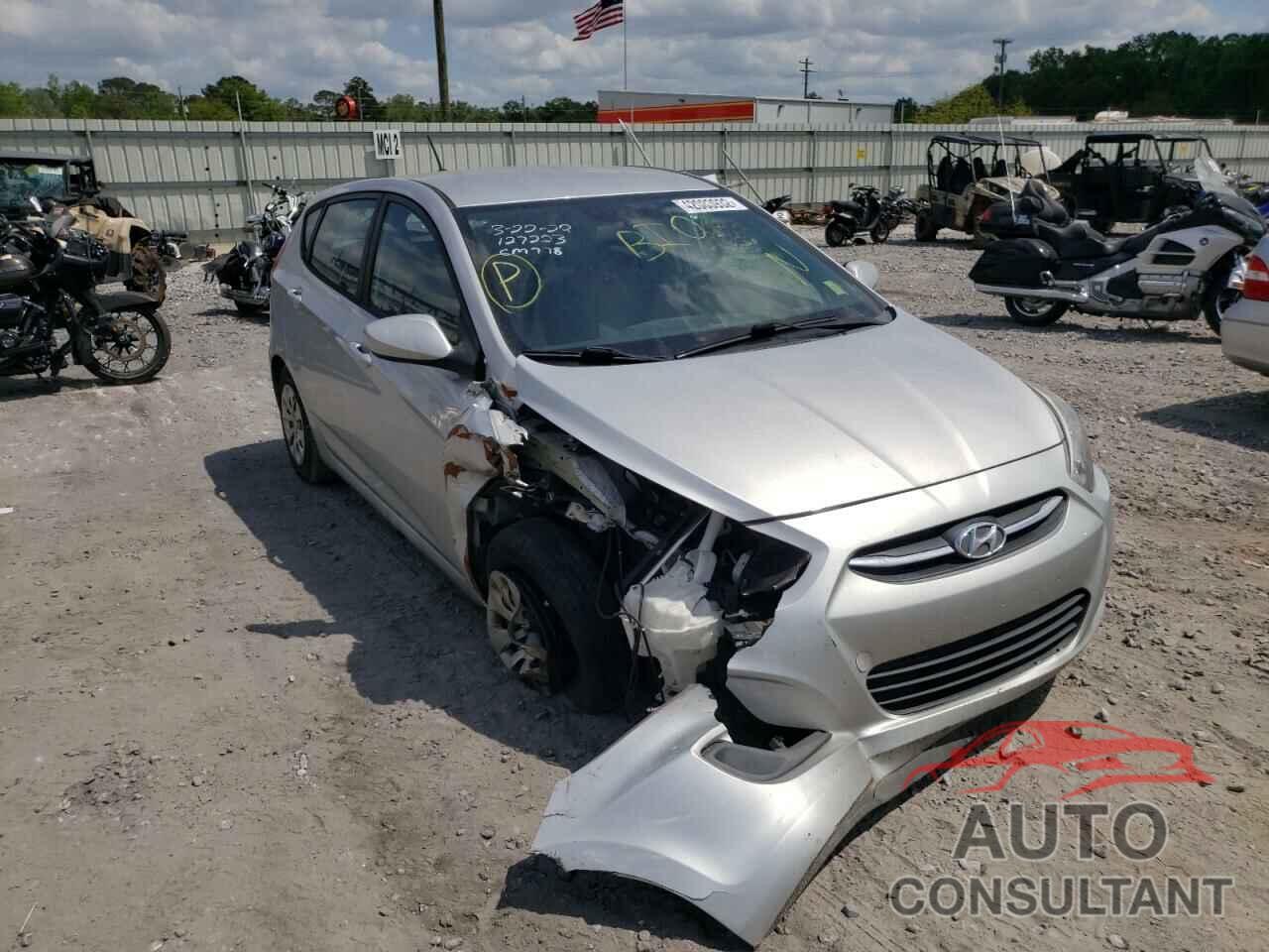 HYUNDAI ACCENT 2016 - KMHCT5AE3GU251556