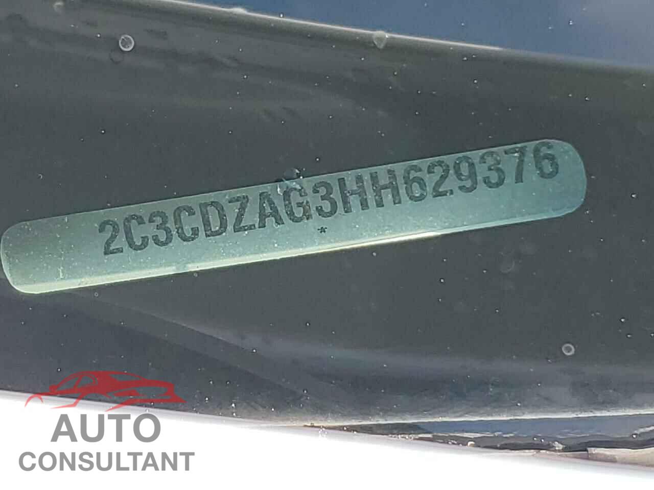 DODGE CHALLENGER 2017 - 2C3CDZAG3HH629376