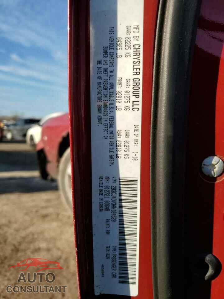 DODGE CHALLENGER 2010 - 2B3CJ4DV3AH184520