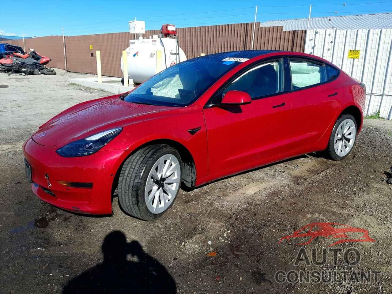 TESLA MODEL 3 2022 - 5YJ3E1EA6NF288783