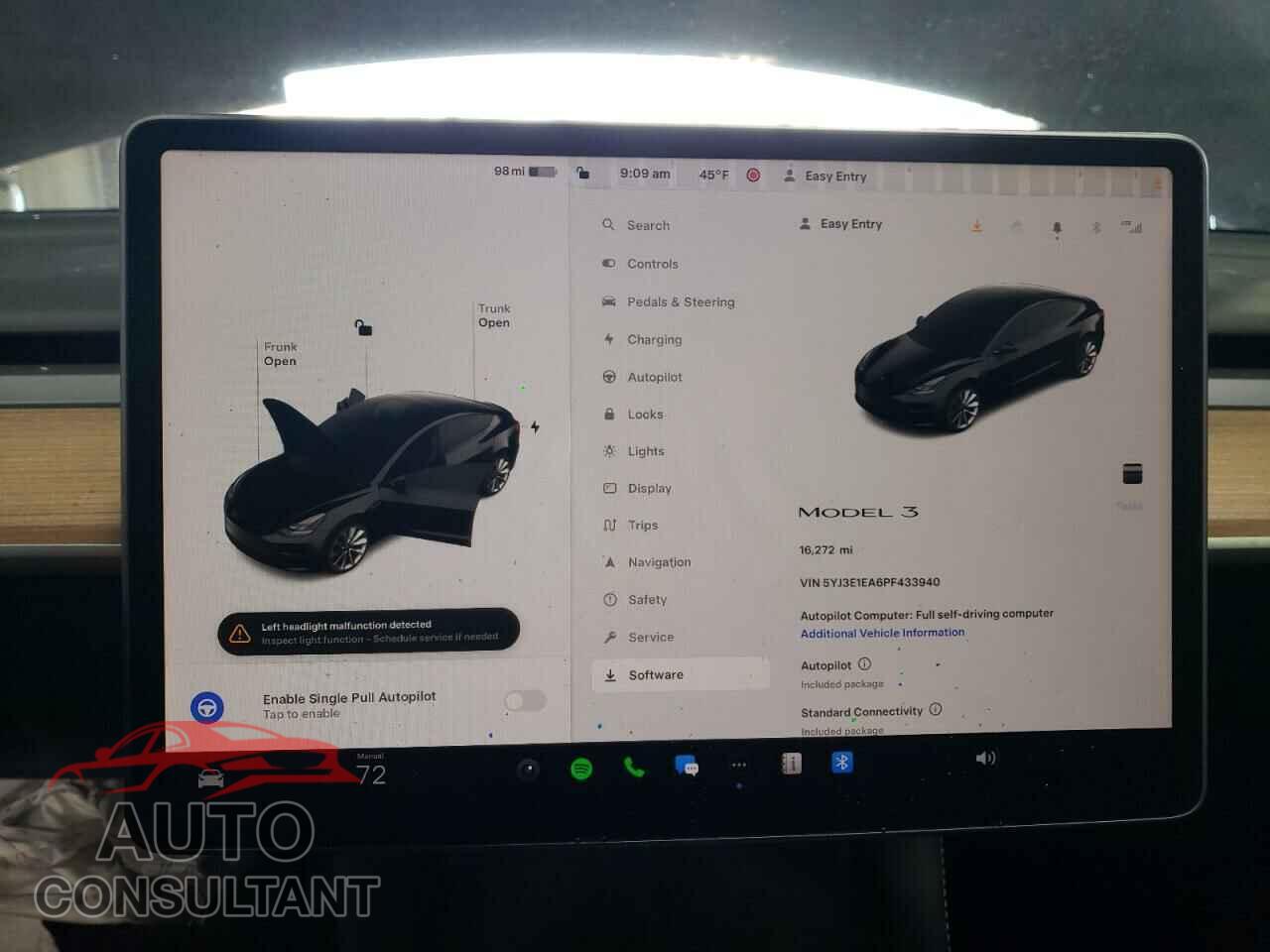 TESLA MODEL 3 2023 - 5YJ3E1EA6PF433940